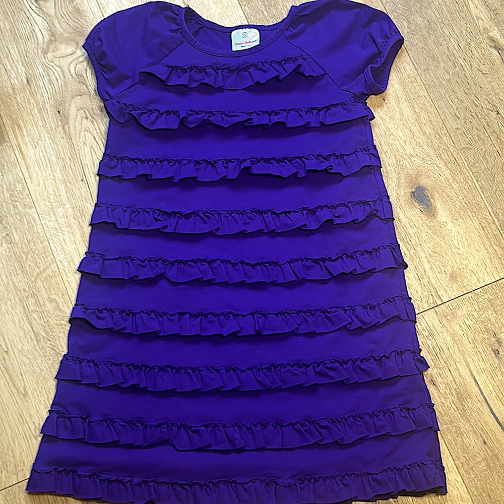 Hanna Andersson purple dress size 12